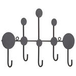 HAKENLEISTE  in Schwarz  - Schwarz, Trend, Metall (32/19,5/3cm) - Carryhome