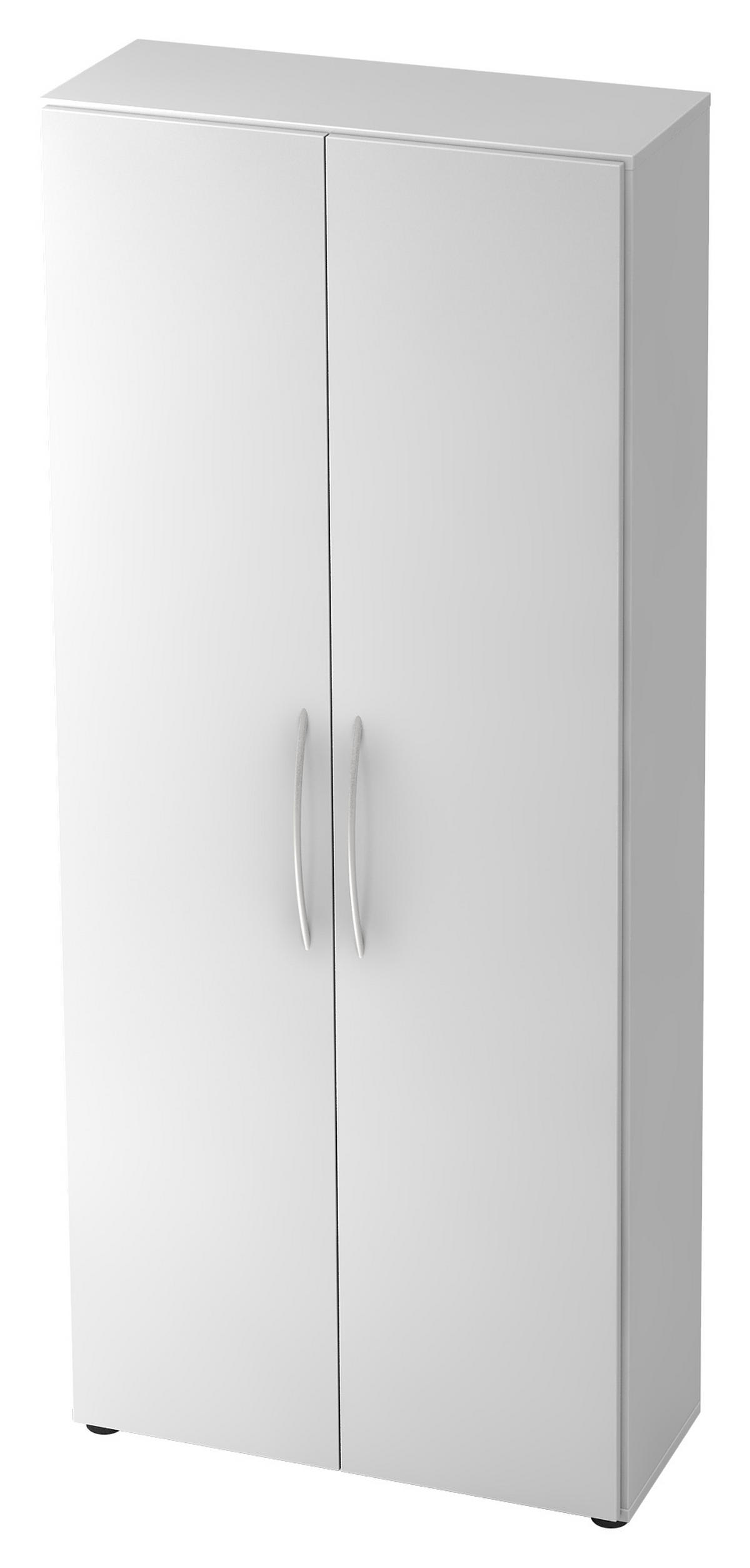 AKTENSCHRANK 80/188/34,6 cm  - Weiß, KONVENTIONELL, Holzwerkstoff (80/188/34,6cm) - Venda