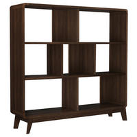 REGAL  122/126/29 cm Walnussfarben  - Walnussfarben, Design, Holzwerkstoff (122/126/29cm) - MID.YOU