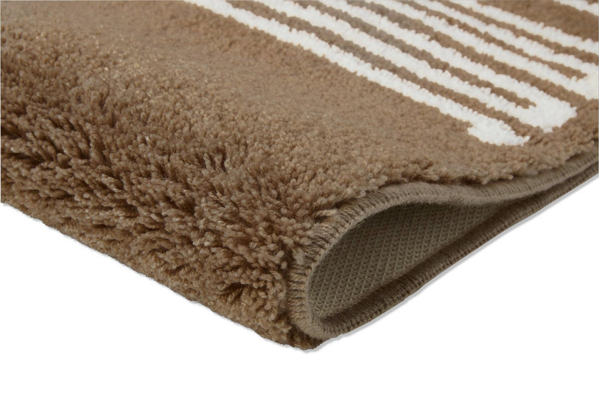 BADTEPPICH Bars Creme 60/90 cm  - Creme, Basics, Naturmaterialien/Textil (60/90cm) - Joop!