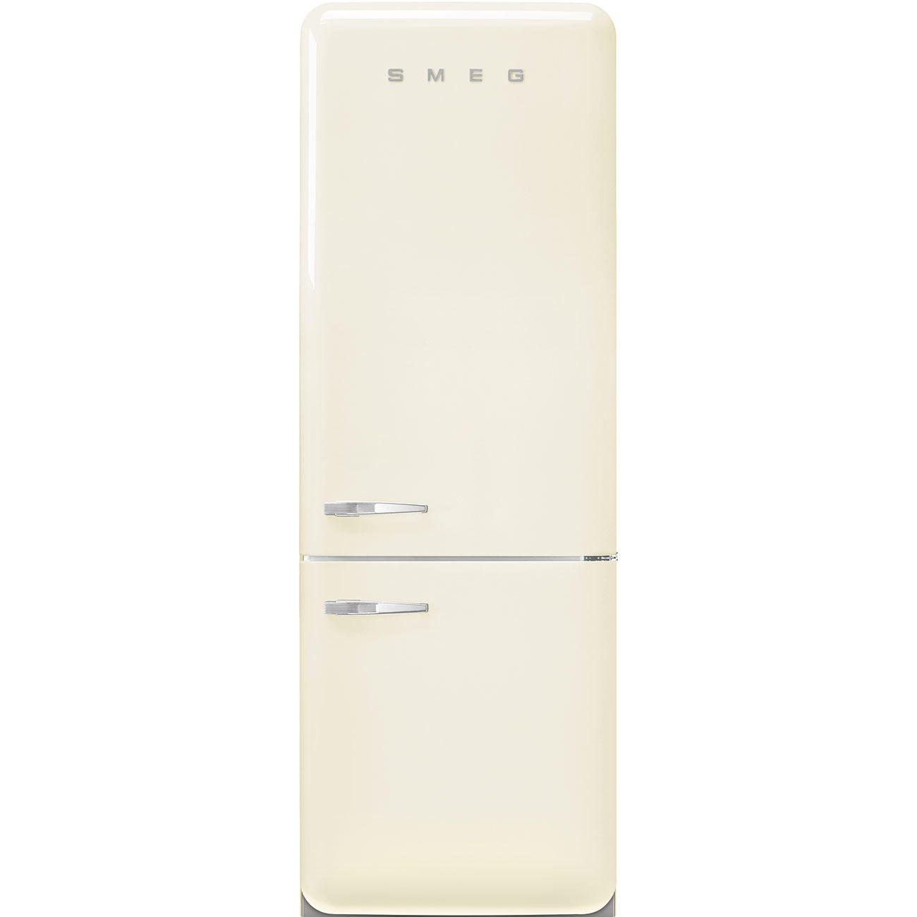 KÜHL-GEFRIER-KOMBINATION FAB38RCR5  - Creme, Basics, Metall (70,6/205/71,1cm) - SMEG