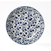 Farfurie Adâncă 20,5 cm  - albastru/alb, Basics, ceramică (20,5cm) - Ritzenhoff Breker