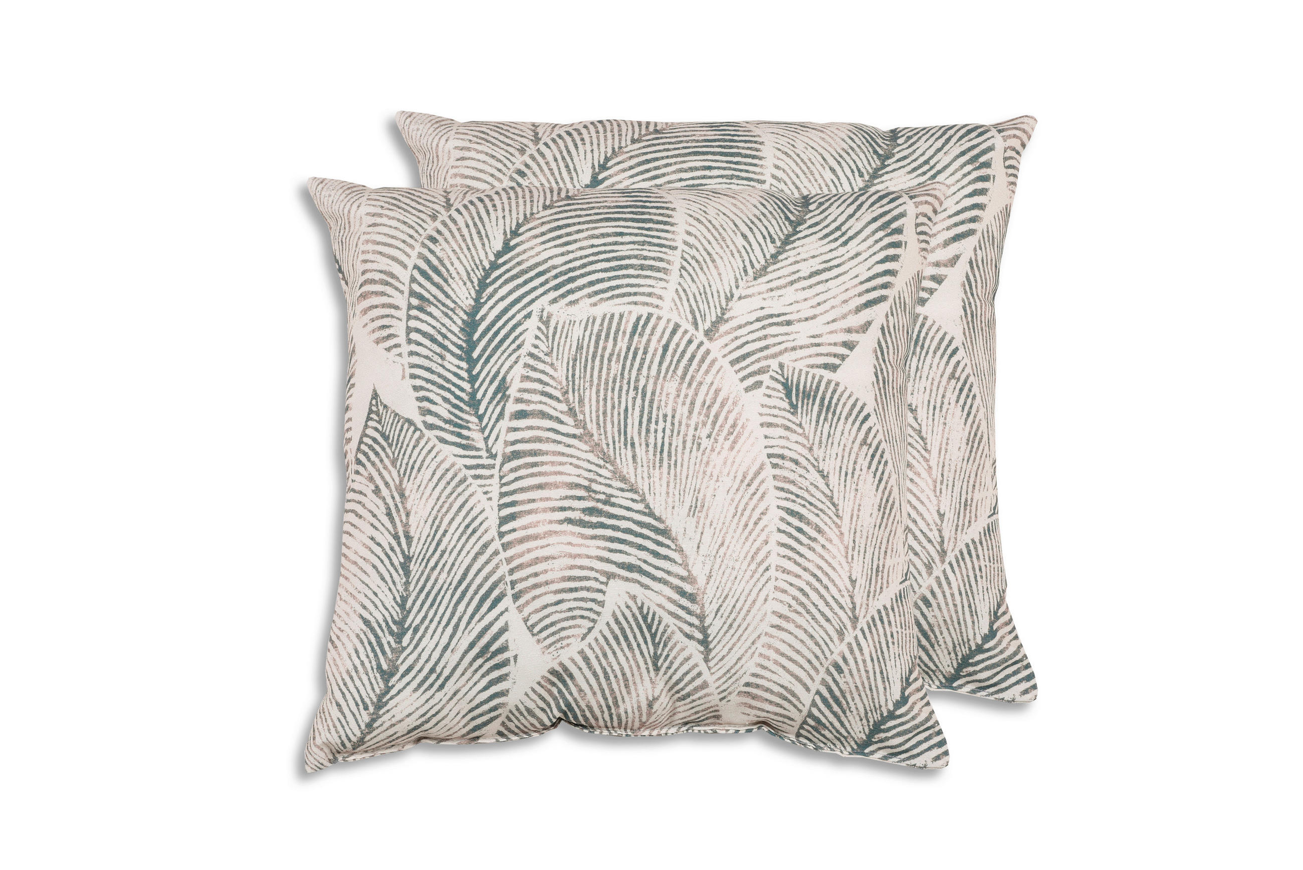 ZIERKISSENSET 2-teilig 48/48 cm - Beige/Grau, Basics, Textil (48/48cm)