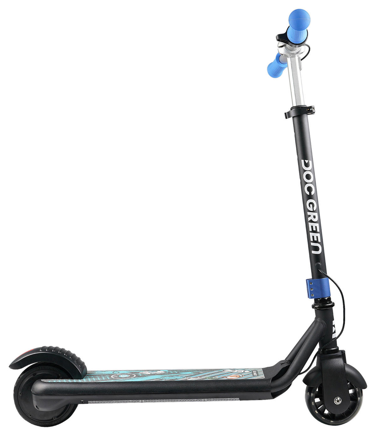 KIDS E-SCOOTER 22 DOC GREEN  - Hellblau, KONVENTIONELL, Kunststoff/Metall (72/84/39cm) - Atrigo
