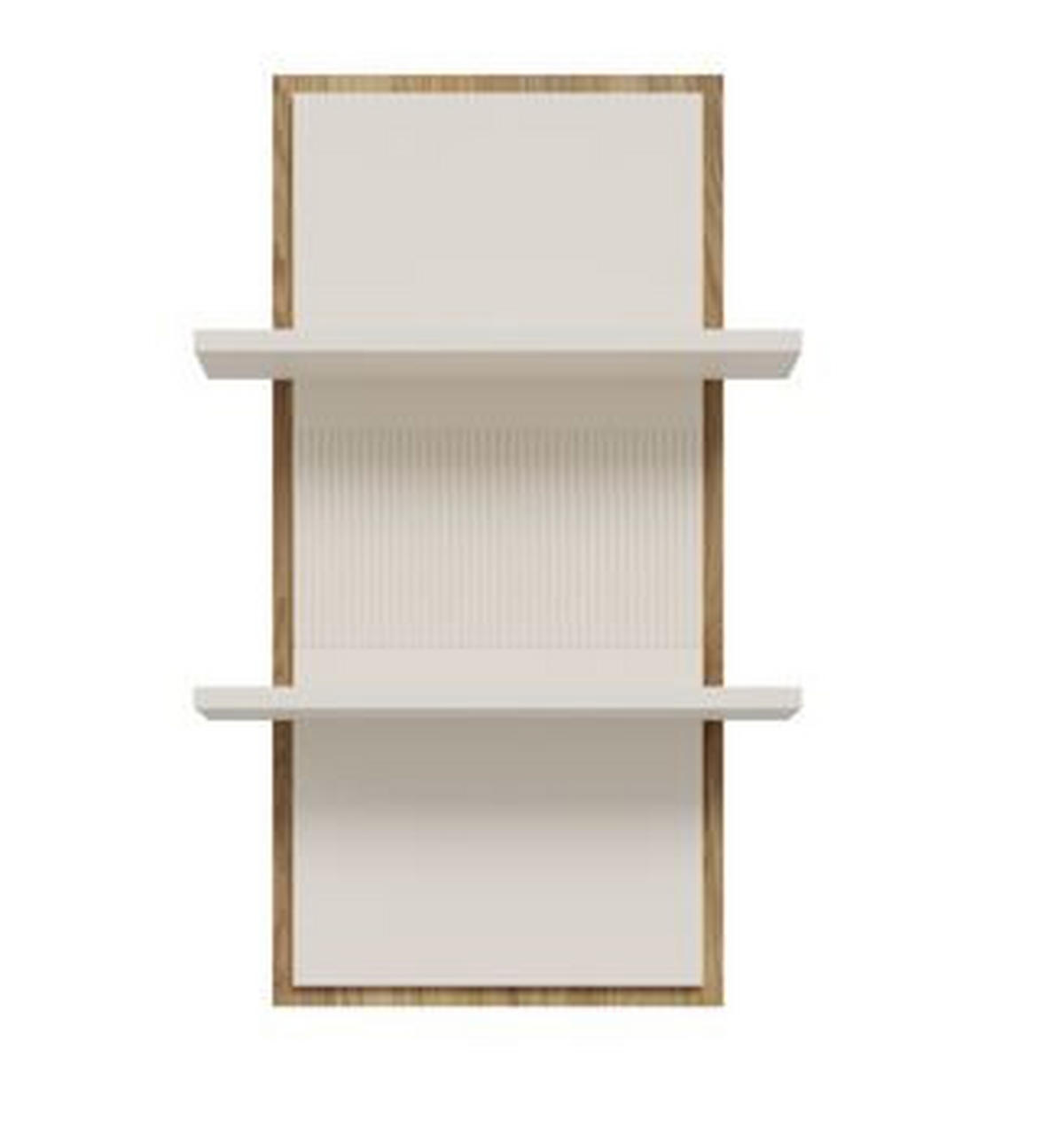 POLIȚĂ DE PERETE in 60/96,5/23,4 cm culoare lemn stejar, nisipiu  - culoare lemn stejar/nisipiu, Design, material pe bază de lemn (60/96,5/23,4cm) - Xora
