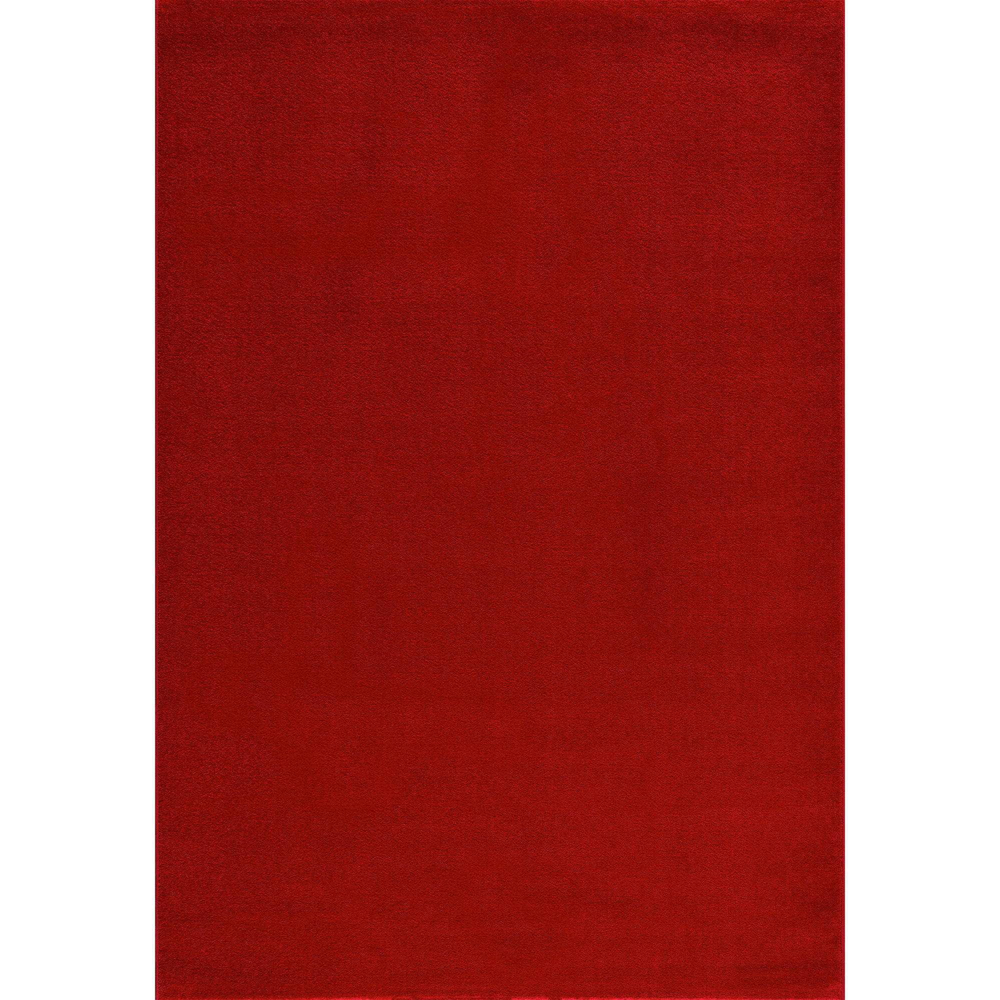WEBTEPPICH 60/110 cm Uni Rot rechteckig  - Rot, LIFESTYLE, Kunststoff/Textil (60/110cm) - Novel