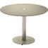 ESSTISCH in Metall, Glas 100/77 cm - Taupe/Chromfarben, Design, Glas/Metall (100/77cm) - Carryhome ESSTISCH in Metall, Glas 100/77 cm - Taupe/Chromfarben, Design, Glas/Metall (100/77cm) - Carryhome