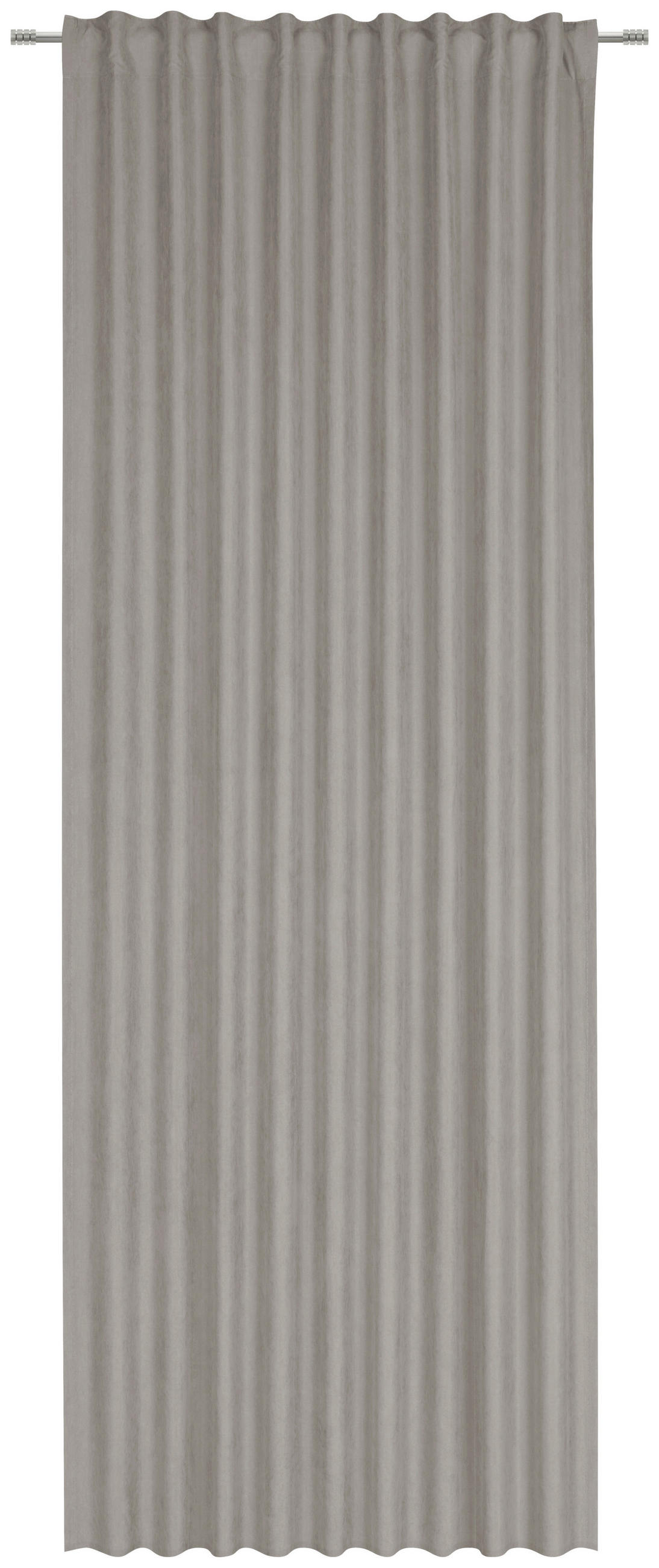 FERTIGVORHANG blickdicht  - Grau, Basics, Textil (140/245cm) - Esposa