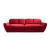 BIGSOFA in Flachgewebe Rot  - Rot/Schwarz, MODERN, Kunststoff/Textil (290/96/113cm) - Sit & More