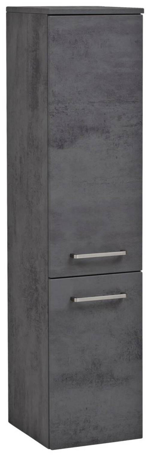 MIDISCHRANK 30/130/35 cm  - Edelstahlfarben/Grau, KONVENTIONELL, Holzwerkstoff/Metall (30/130/35cm) - Held