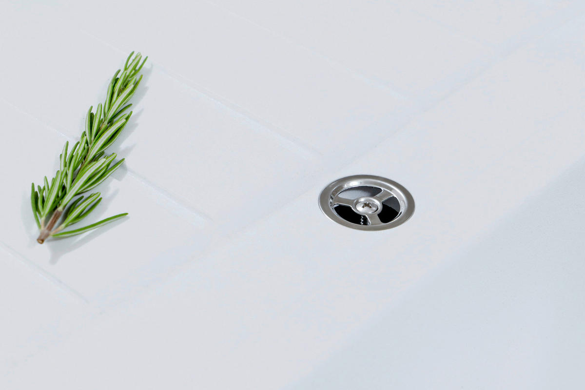 SPÜLE AUSTIN86X50W  - Weiß, Design, Stein (86/21/50cm) - Respekta