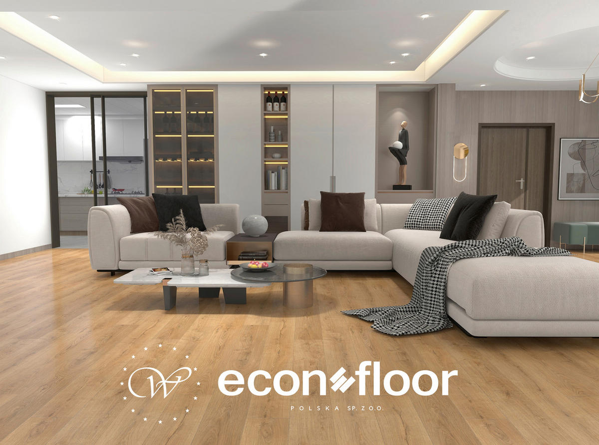 Vinylboden Econfloor LA BOHEME 55 COUNTRY WOOD  per  m² - Naturfarben, Basics, Kunststoff/Stein (23/128/0.57cm)