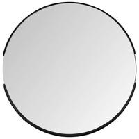 WANDSPIEGEL Nickelfarben  - Schwarz/Nickelfarben, Trend, Glas/Metall (40/40/3,5cm) - Carryhome