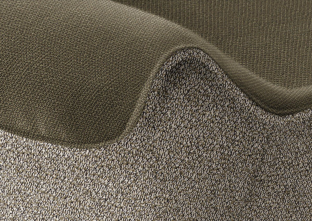 ECKBANK 162/237 cm  in Olivgrün  - Eichefarben/Olivgrün, Design, Holz/Textil (162/237cm) - Koinor