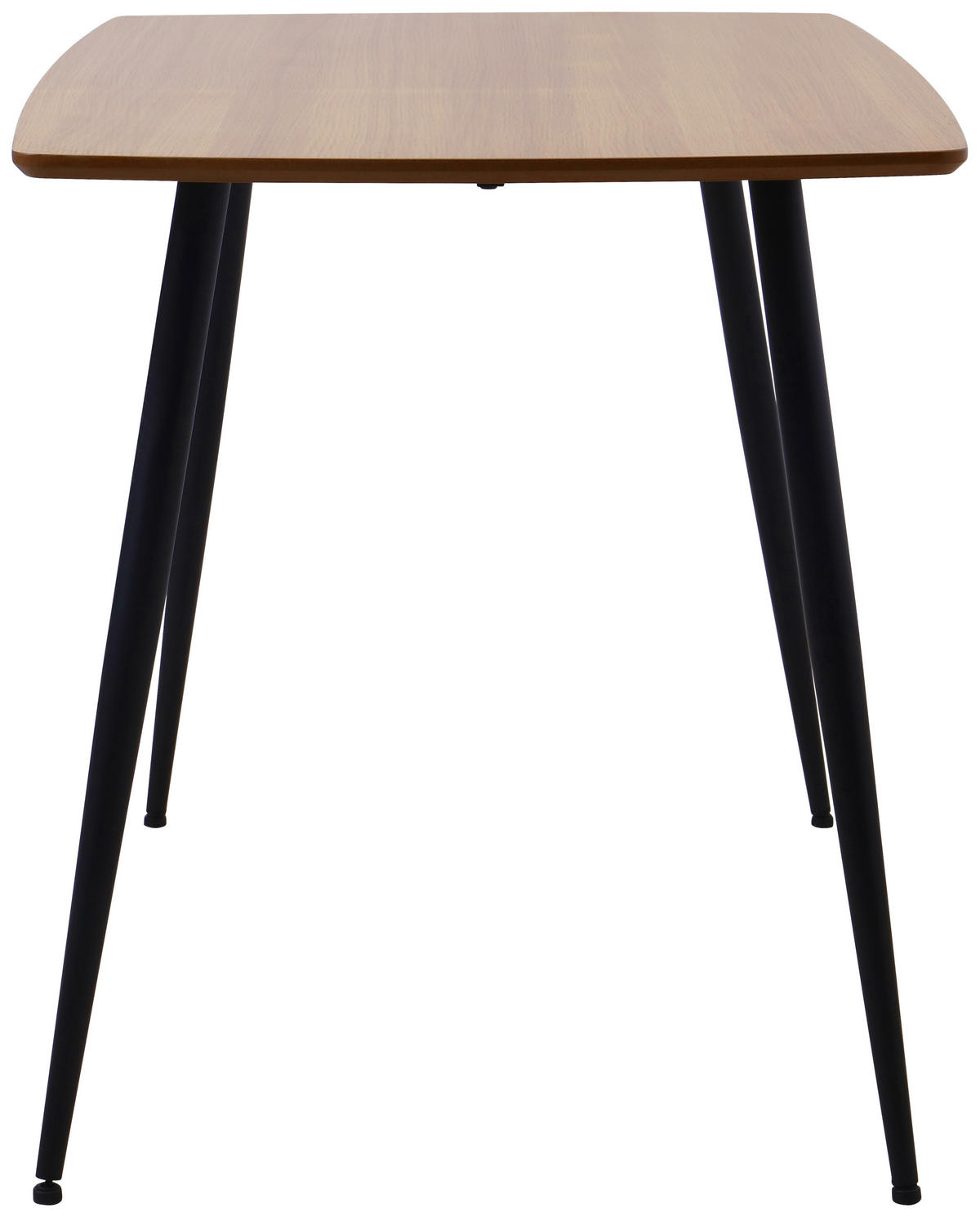 JÍDELNÍ STŮL, barvy akácie, 110/75/70 cm - černá/barvy akácie, Moderní, kov/kompozitní dřevo (110/75/70cm) - MID.YOU