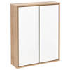 SPIEGELSCHRANK 60/75/18,5 cm  - Eichefarben, MODERN, Glas/Holzwerkstoff (60/75/18,5cm) - MID.YOU