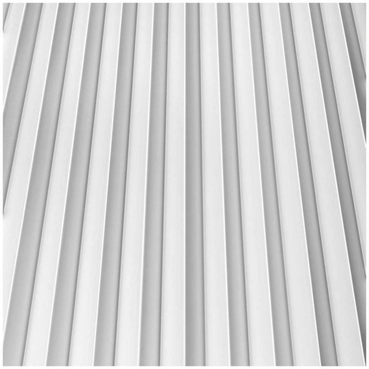 OBLOGA ZIDNA  bijela  - bijela, Basics, plastika (270/1,6/24,7cm)