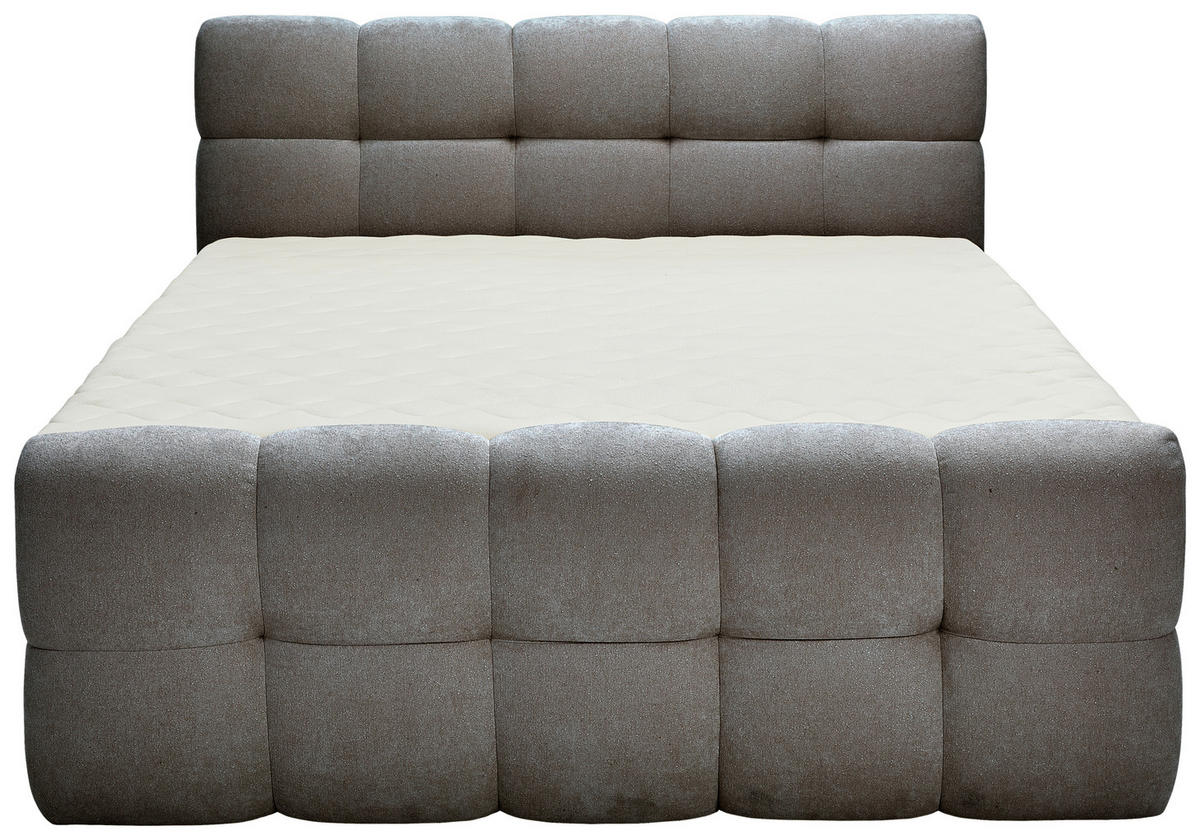 FAMILIENBETT - Grau, Design, Textil (220/200cm) - Moderano