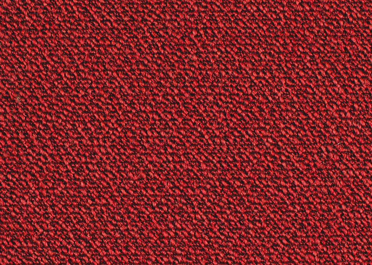 SITZBANK 214/88/66 cm  in Rot, Schwarz, Nussbaumfarben  - Rot/Nussbaumfarben, Design, Holz/Textil (214/88/66cm) - Koinor