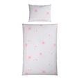 BABYBETTWÄSCHE 100/135 cm  - Rosa/Weiß, Basics, Textil (100/135cm) - My Baby Lou