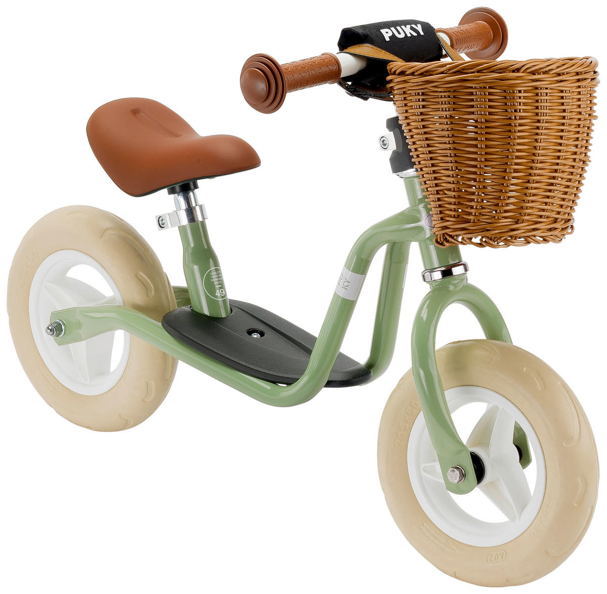 LAUFRAD LR M Classic  - Cognac/Salbeigrün, Basics, Kunststoff/Metall (34/34-47/90cm) - PUKY