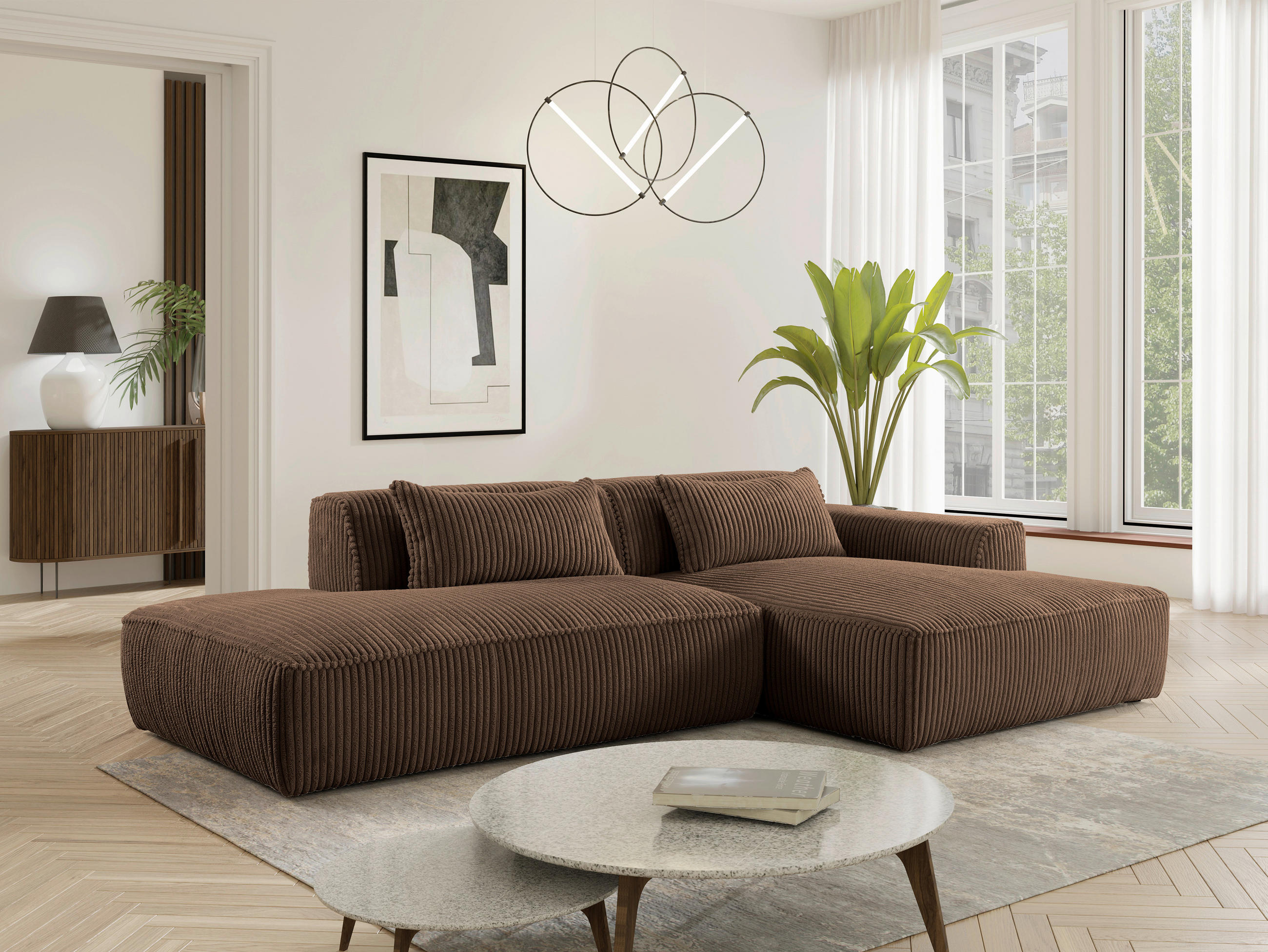 Livetastic ROHOVÁ SEDAČKA, plast, textil, kompozitní dřevo, hnědá