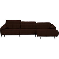ECKSOFA  in Echtleder Braun  313/165 cm  - Schwarz/Braun, Design, Leder/Metall (313/165cm) - Belluti