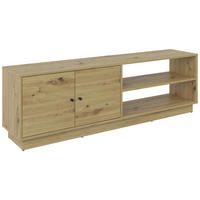 COMODĂ TV 161/50/33,5 cm  - stejar Artisan/antracit, Basics, plastic/material pe bază de lemn (161/50/33,5cm) - Boxxx