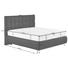 BOXSPRINGBETT 180/220 cm in Anthrazit - Anthrazit/Alufarben, Design, Textil (180/220cm) - Joop! BOXSPRINGBETT 180/220 cm in Anthrazit - Anthrazit/Alufarben, Design, Textil (180/220cm) - Joop!