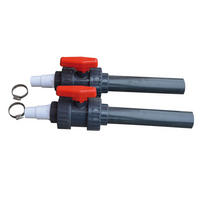 GARTENSCHLAUCH-ANSCHLUSSSET - Rot/Grau, Basics, Kunststoff (30/10/3cm)