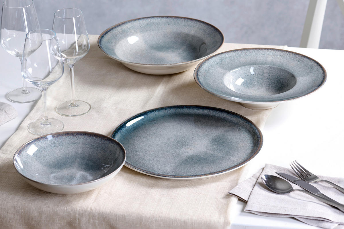 TANJIR ZA PICU  30 cm           - plava, Lajfstajl, keramika (30cm) - Ritzenhoff Breker