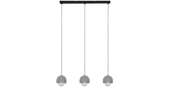 HÄNGELEUCHTE 80/13/114 cm - Schwarz/Weiß, Trend, Glas/Keramik (80/13/114cm) - Novel