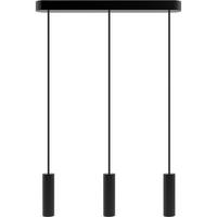 ZÁVESNÉ SVIETIDLO, 52/150 cm  - čierna, Design, drevo (52/150cm)