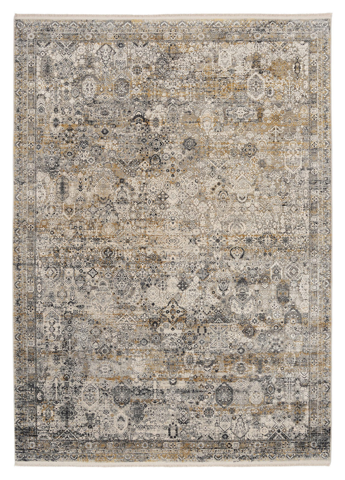 WEBTEPPICH 240/300 cm Toulon Grau, Goldfarben  - Goldfarben/Grau, LIFESTYLE, Textil (240/300cm) - Dieter Knoll