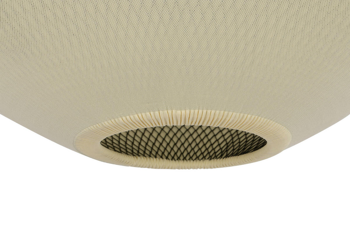 DECKENLEUCHTE 50/26,4 cm   - Beige, Design, Textil/Metall (50/26,4cm) - Collet's Monde