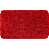 BADTEPPICH Melange Rot 60/100 cm  - Rot, Basics, Kunststoff/Textil (60/100cm) - Grund