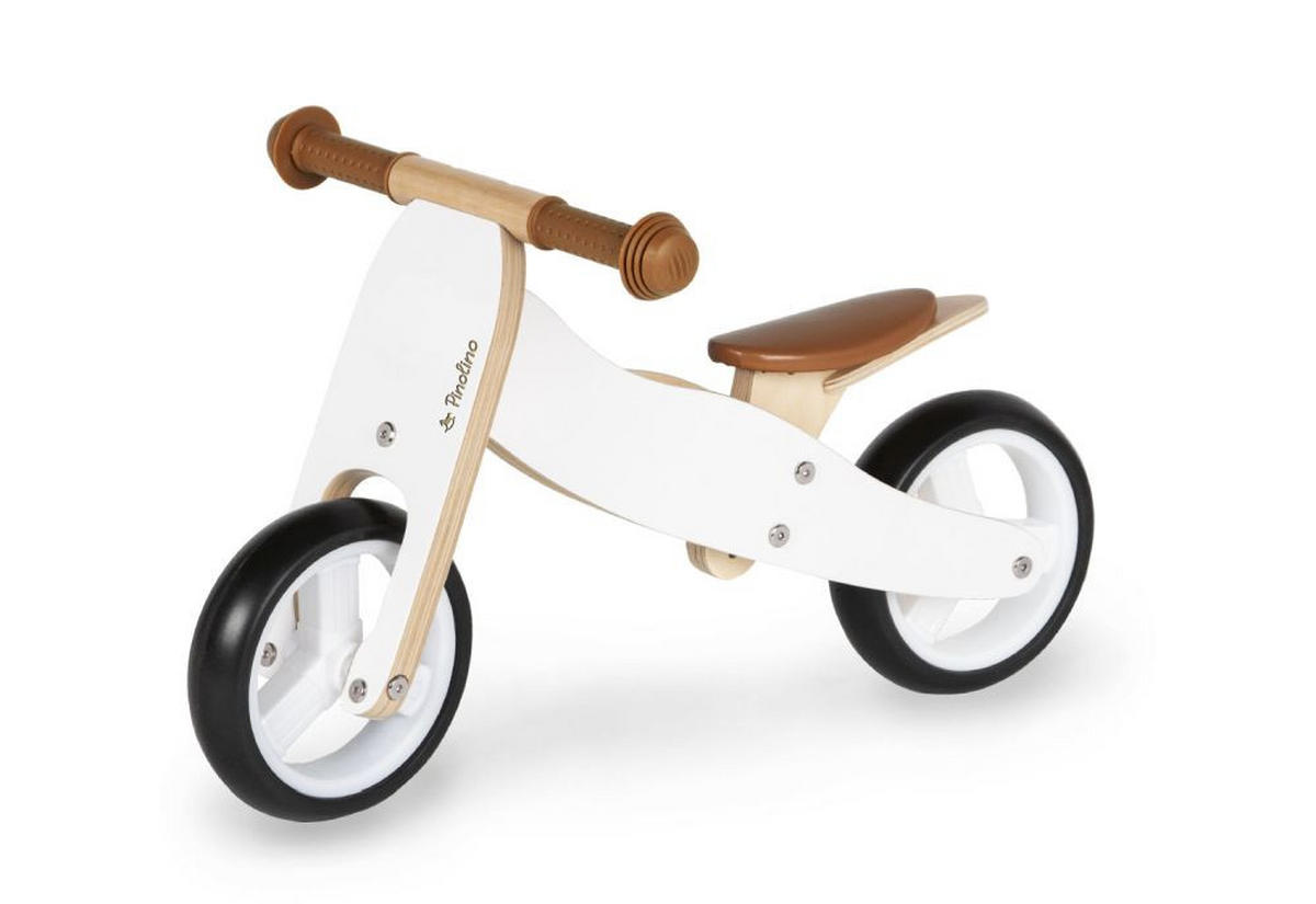 LAUFRAD Charlie  - Naturfarben/Weiß, Basics, Holz (66/41/37cm) - Pinolino