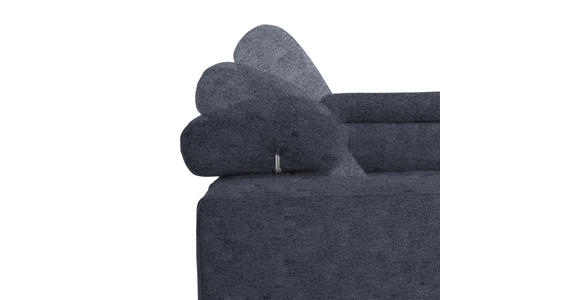 ECKSOFA in Mikrofaser Dunkelgrau  - Dunkelgrau/Schwarz, Design, Textil/Metall (301/207cm) - Xora