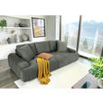 BIGSOFA Flachgewebe Grün  - Schwarz/Grün, KONVENTIONELL, Kunststoff/Textil (276/95/130cm) - Carryhome