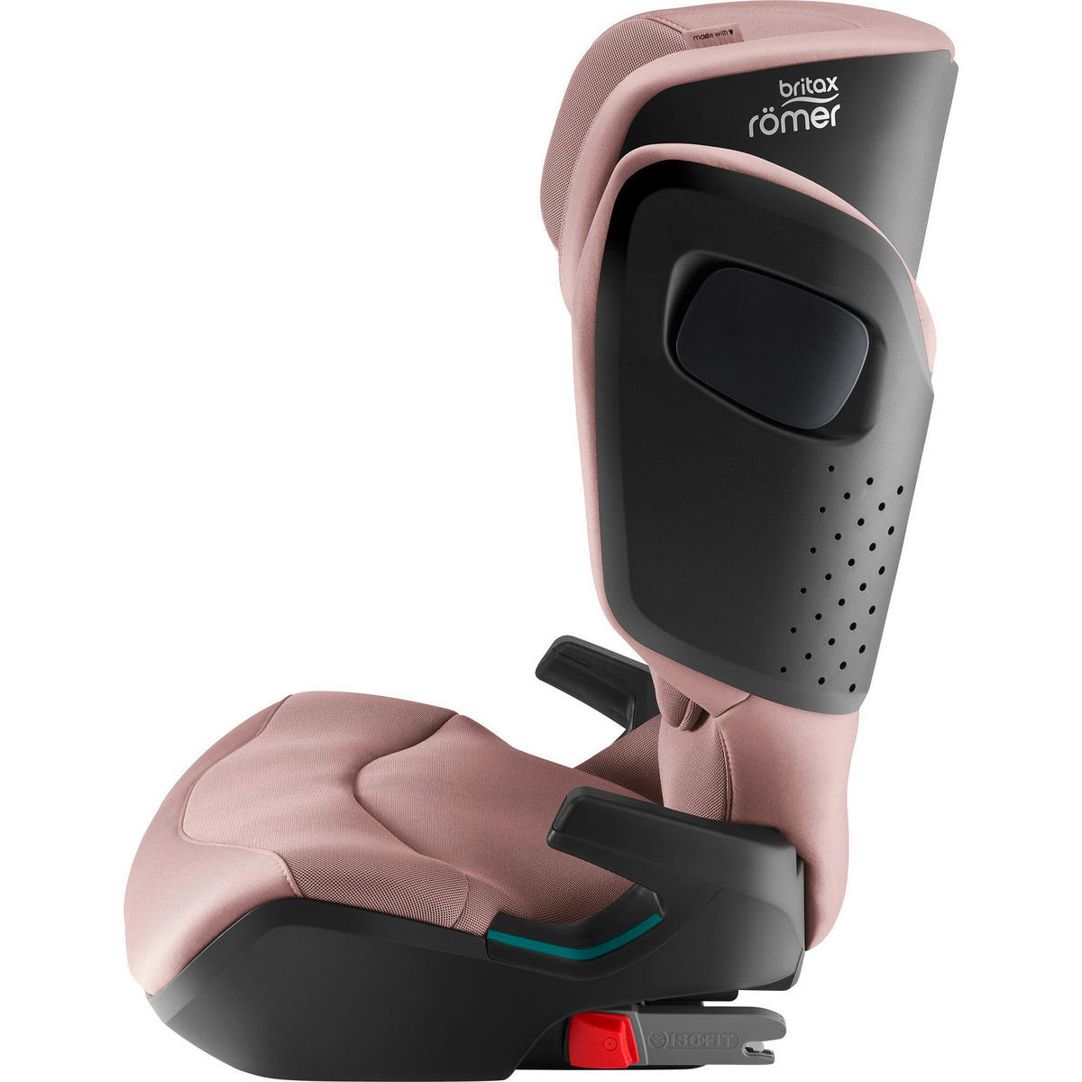 BILBARNSTOL Kidfix Pro M  - gammelrosa, Basics, textil/plast (56/70/40cm) - Britax Römer
