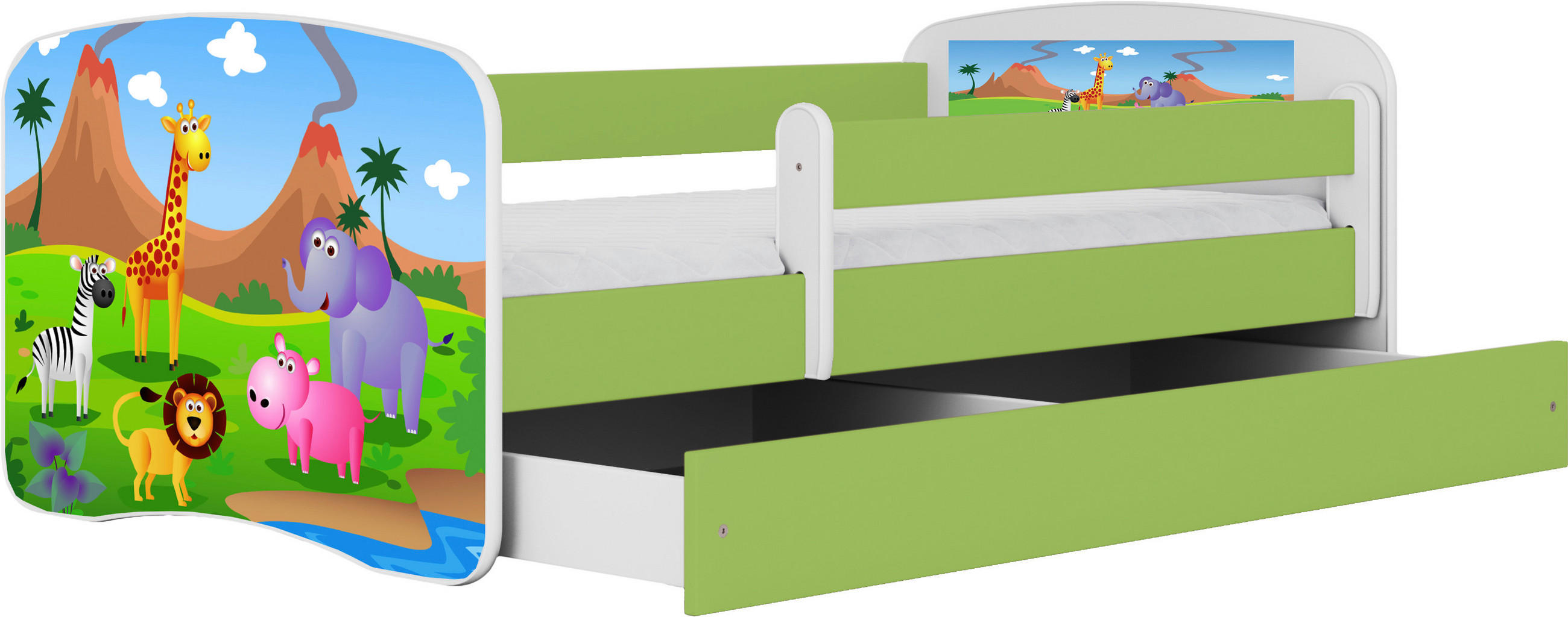 KINDER-/JUNIORBETT - Birkefarben/Weiß, MODERN, Holz/Holzwerkstoff (80/160cm) - MID.YOU