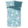 KINDERBETTWÄSCHE 140/200 cm  - Blau, Trend, Textil (140/200cm)
