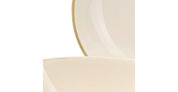 KOMBISERVICE AQUA SABBIA 24-teilig  - Beige, Trend, Keramik - Novel