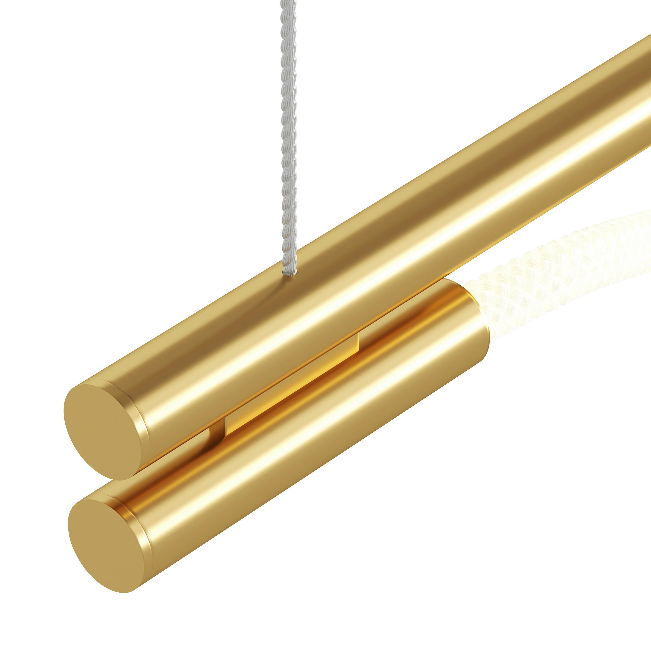 PENDELLEUCHTE  18/150/180 cm   - Goldfarben, Basics, Kunststoff/Metall (18/150/180cm) - MAYTONI