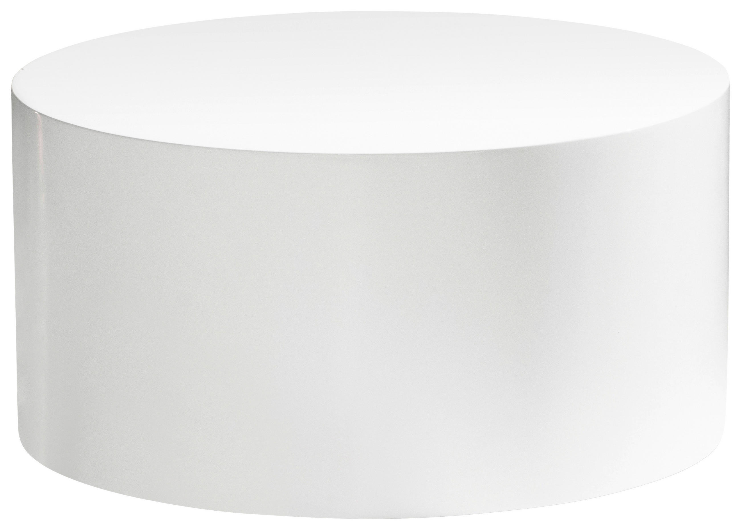 COUCHTISCH Holzwerkstoff 60/60/30 cm  - Weiss Hochglanz, Lifestyle, Holzwerkstoff (60/60/30cm) - Livetastic