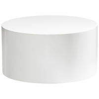 Măsuță De Cafea din material pe bază de lemn, 60/60/30 cm   - alb lucios intens, Lifestyle, material pe bază de lemn (60/60/30cm) - Livetastic