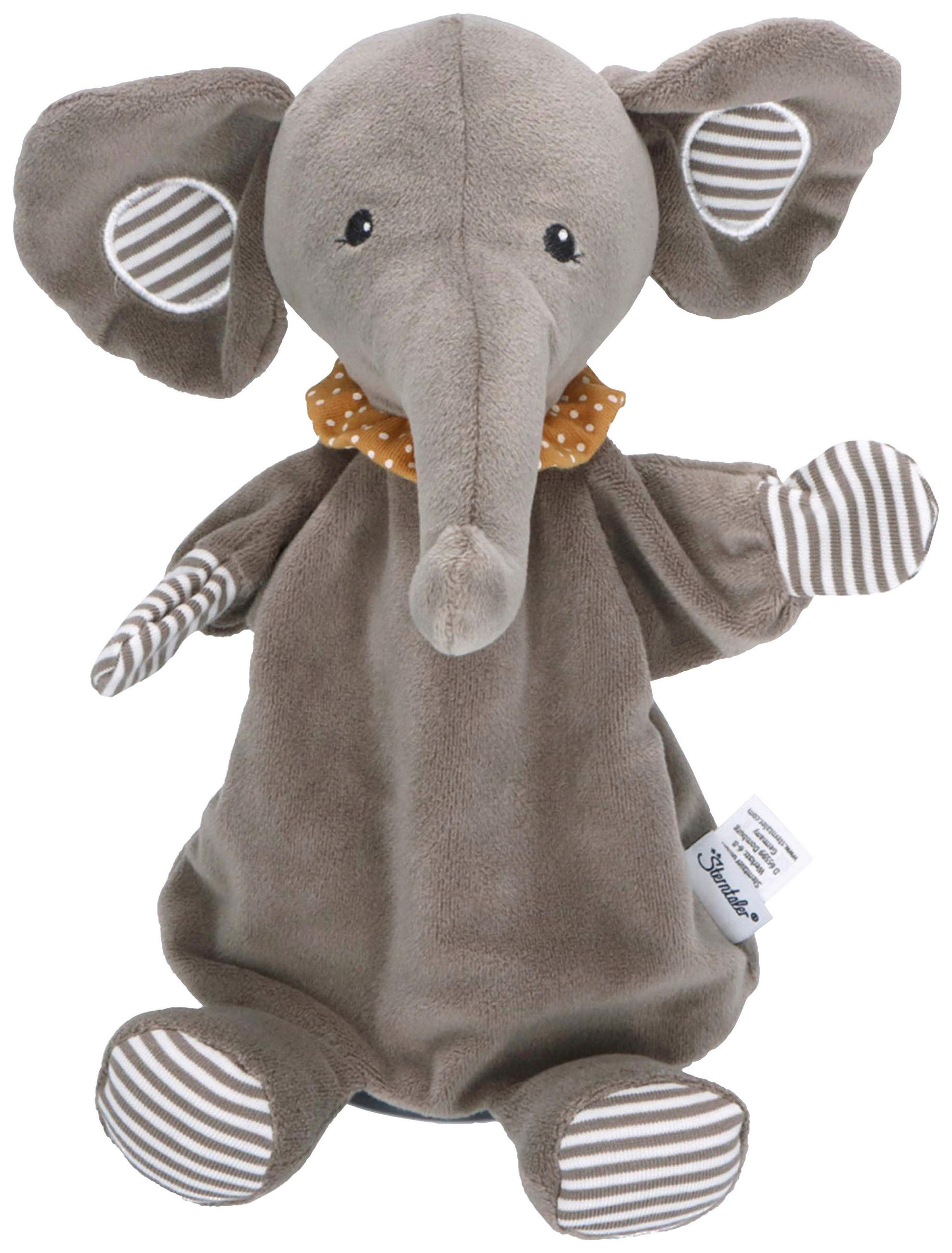 HANDPUPPE - Grau, Basics, Textil (29/22/8cm) - Sterntaler