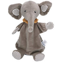 HANDPUPPE - Grau, Basics, Textil (29/22/8cm) - Sterntaler