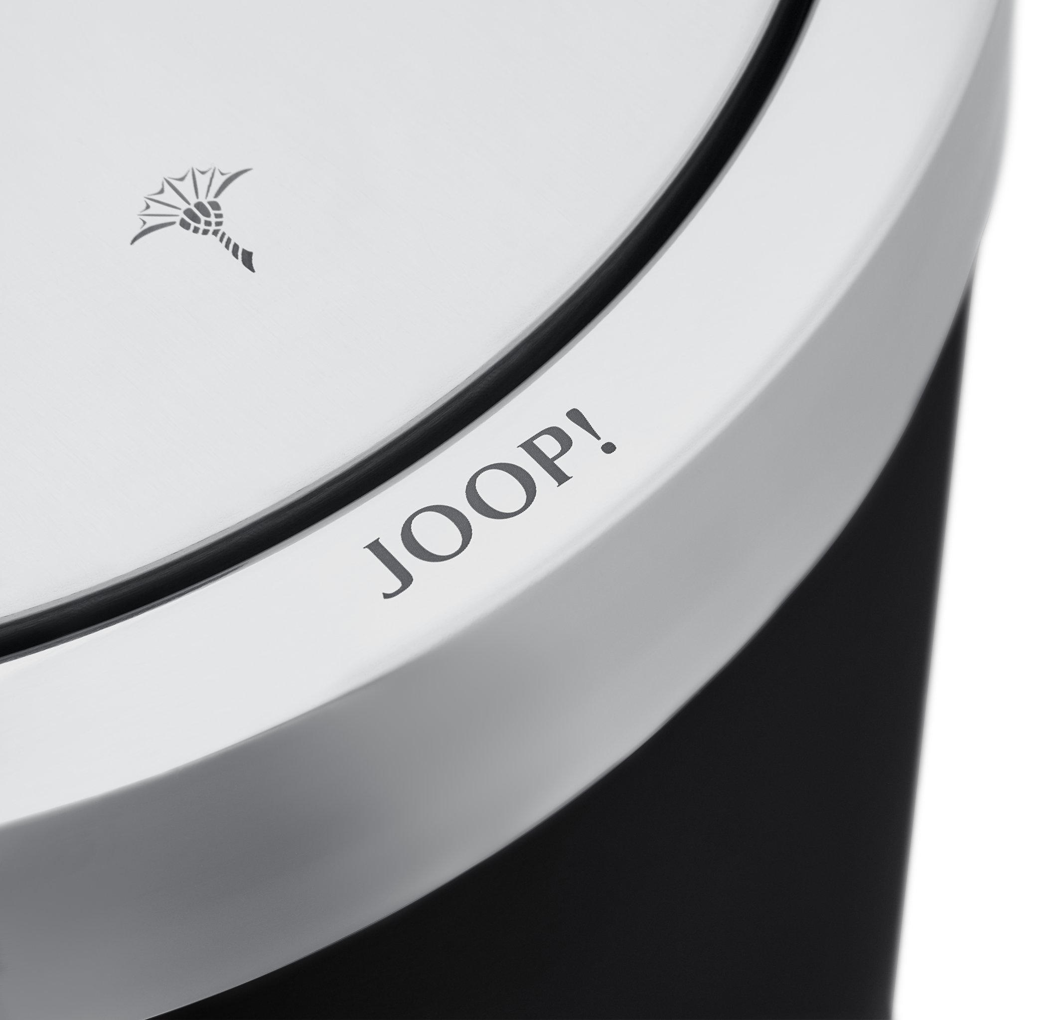 WÄSCHETONNE - Chromfarben/Schwarz, Design, Metall (35/58cm) - Joop!