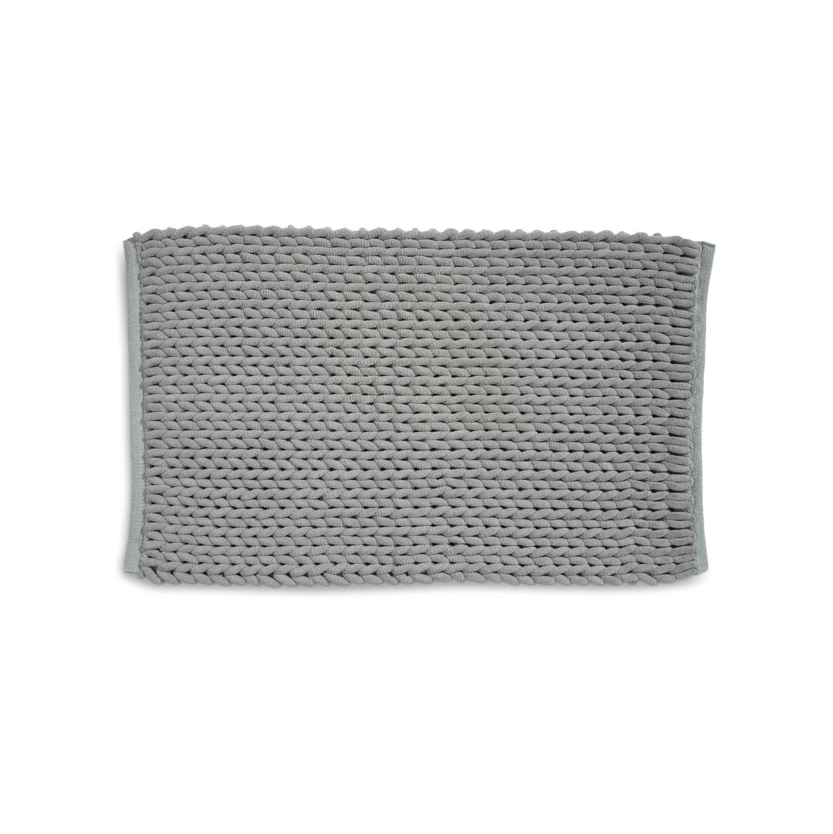 BADEMATTE Hellgrau 80/50 cm  - Hellgrau, KONVENTIONELL, Textil (80/50cm) - Kela